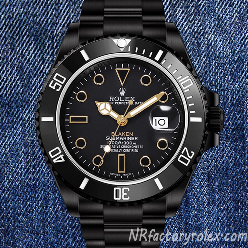 NR Rolex Submariner Fake 40mm 116610 Men's Watch Black-tone - NR Factory On Top NR Rolex Watches Online Store